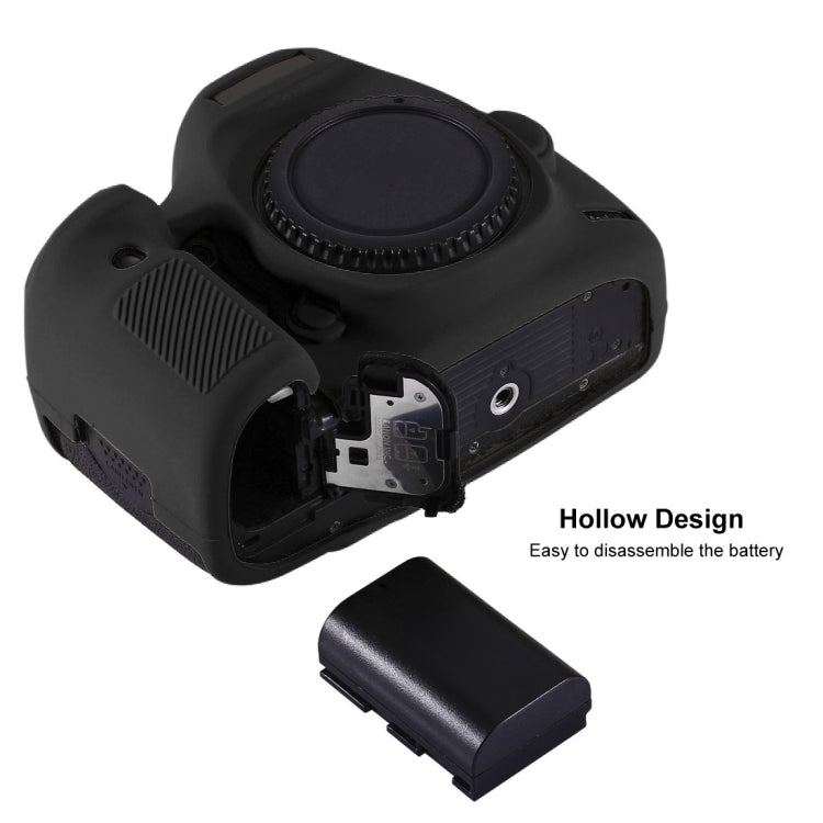 PULUZ Soft Silicone Protective Case for Canon EOS 5D Mark III / 5D3(Black)