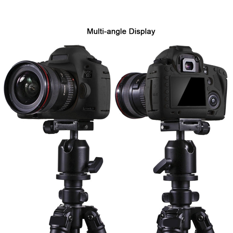 PULUZ Soft Silicone Protective Case for Canon EOS 5D Mark III / 5D3(Black)