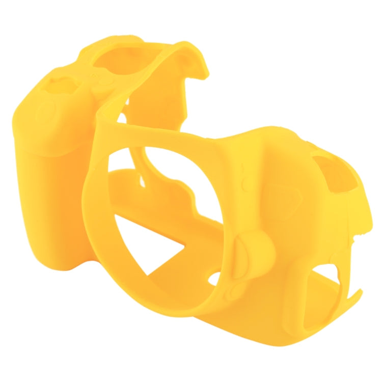 PULUZ Soft Silicone Protective Case for Canon EOS 650D / 700D(Yellow)