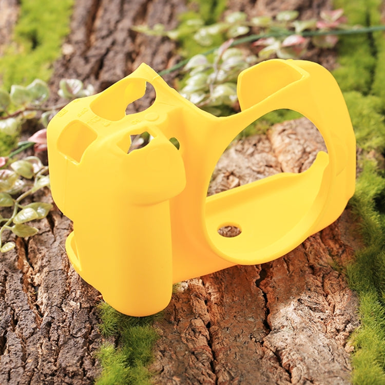 PULUZ Soft Silicone Protective Case for Canon EOS 650D / 700D(Yellow)
