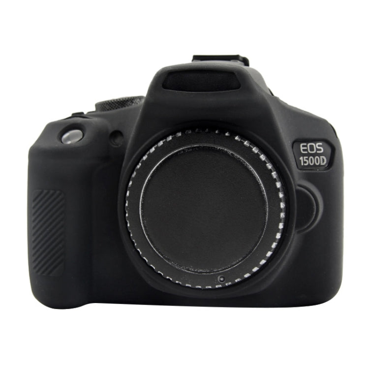 PULUZ Soft Silicone Protective Case for Canon EOS 1300D / 1500D(Black)