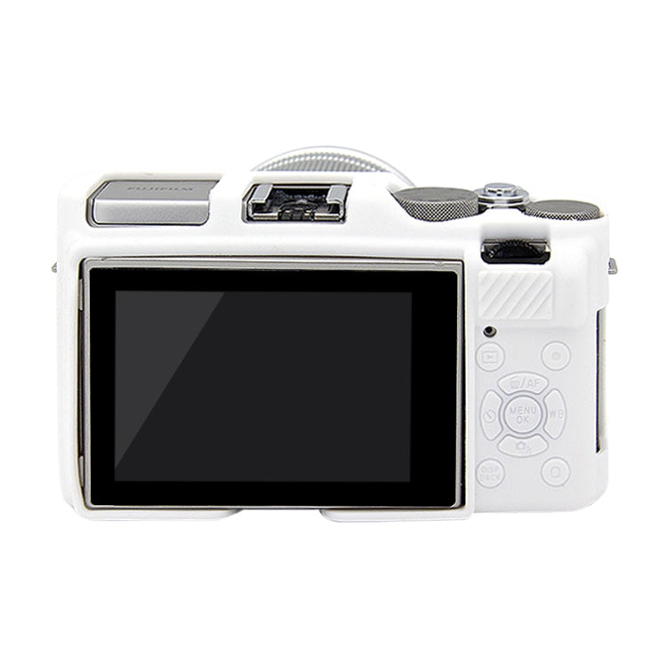 PULUZ Soft Silicone Protective Case for FUJIFILM X-A3 / X-A10(White)