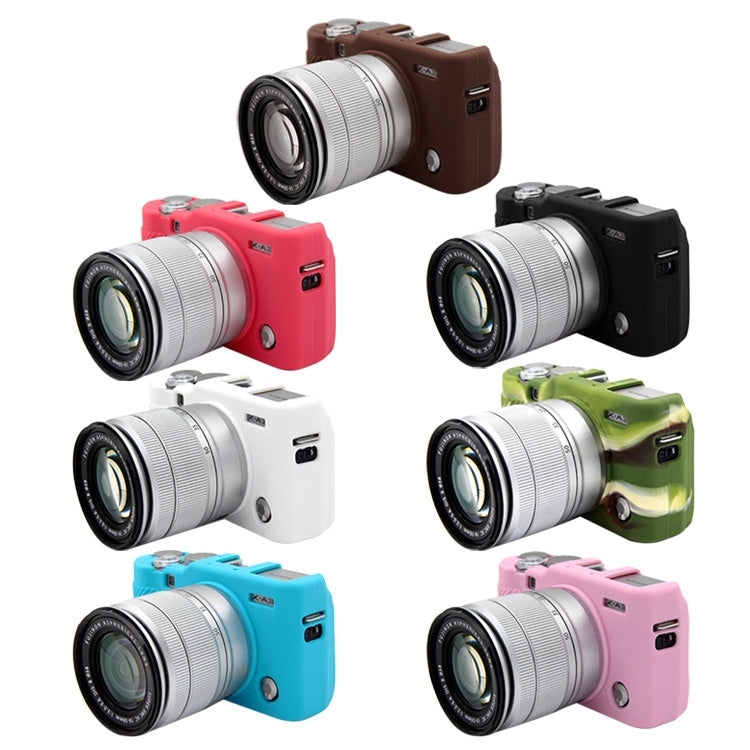 PULUZ Soft Silicone Protective Case for FUJIFILM X-A3 / X-A10(White)