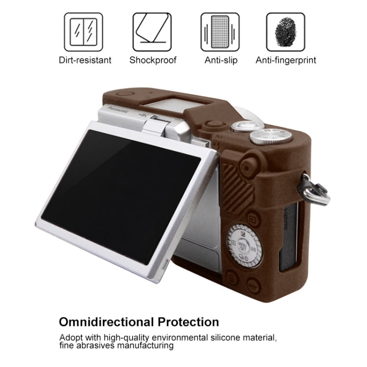 PULUZ Soft Silicone Protective Case for Panasonic Lumix GF10, For Panasonic Lumix GF10