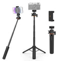 PULUZ Mini Phone Camera Extension Tripod Stand 360 Degree Ball Head Cold Shoe Selfie Stick, Phone Camera Tripod