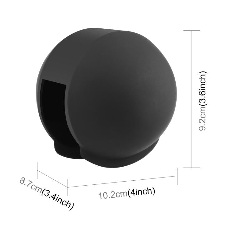For Insta360 X5 PULUZ Invisible Dive Case Lens Guard Silicone Protective Lens Cap Cover, For Insta360 X5