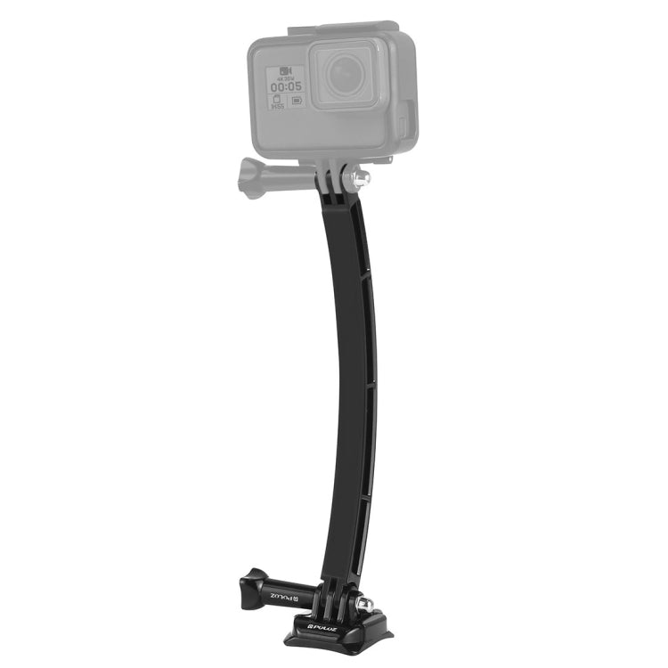 PULUZ Outdoor Helmet Extension Arm Set for Action Cameras – Jaws Flex Clamp Mount for GoPro Hero12/11/10/9/8/7/6/5, Insta360 Ace/Ace Pro, DJI Osmo Action 4
