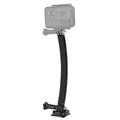 PULUZ Outdoor Helmet Extension Arm Set for Action Cameras – Jaws Flex Clamp Mount for GoPro Hero12/11/10/9/8/7/6/5, Insta360 Ace/Ace Pro, DJI Osmo Action 4