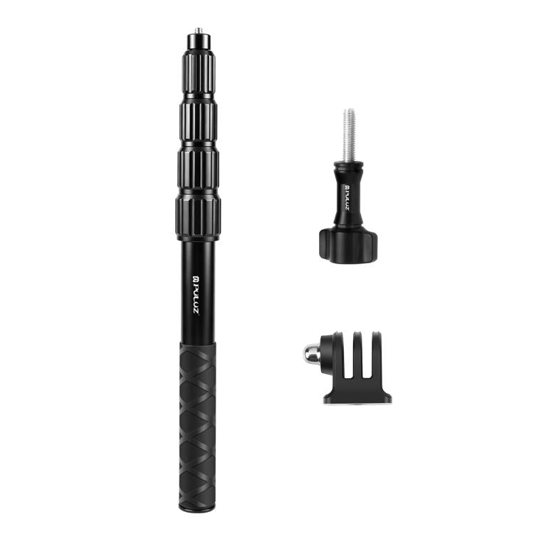 PULUZ 1.2m Aluminum Alloy Invisible Selfie Stick Anti-Shake Vlog Locking Telescopic Extension Monopod, 1.2m  Invisible Selfie Stick