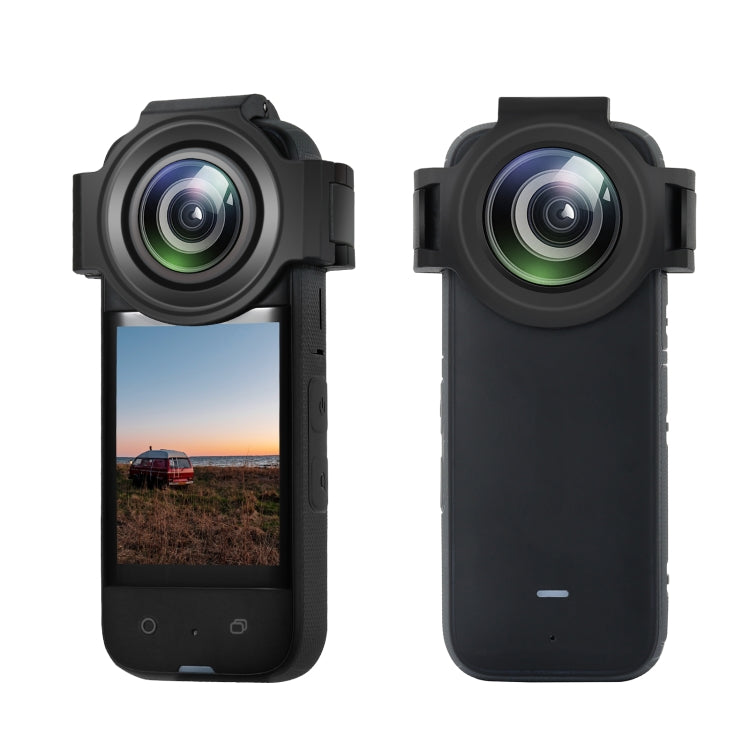 For Insta360 X3 PULUZ Upgrade Optical Glass Lens Guard Protective Cover, Upgrade Lens Guard