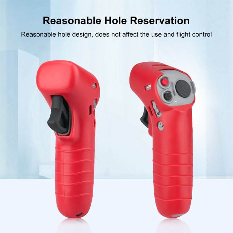 For DJI RC Motion 2 / DJI Avata / FPV Rocker PULUZ Silicone Protective Case(Red)
