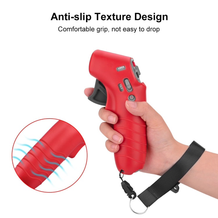 For DJI RC Motion 2 / DJI Avata / FPV Rocker PULUZ Silicone Protective Case with Neck Strap, For DJI Avata / FPV Rocker with Neck Strap