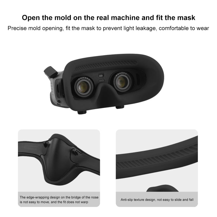 For DJI Avata Goggles 2 PULUZ Flying Eye Mask Silicone Protective Case, For DJI Avata Goggles 2