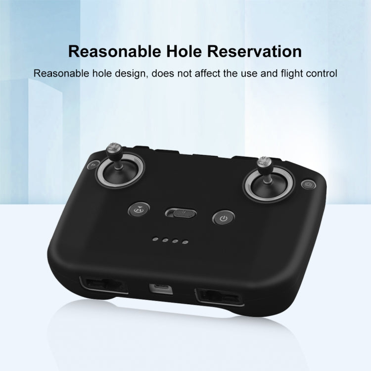 PULUZ Shockproof Anti-scratch Silicone Case For DJI Mini 3 / 3 Pro / Mavic 3 / Air 2S / Mini 2 RC-N2 / RC-N1 Remote Control (Black)