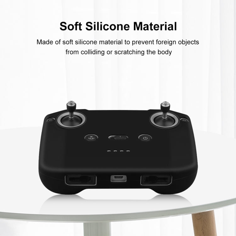 PULUZ Shockproof Anti-scratch Silicone Case For DJI Mini 3 / 3 Pro / Mavic 3 / Air 2S / Mini 2 RC-N2 / RC-N1 Remote Control (Black)