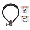 PULUZ Lazy Neck Bracket POV View Mount with Phone Clamp for GoPro Action Cameras / SmarPhones