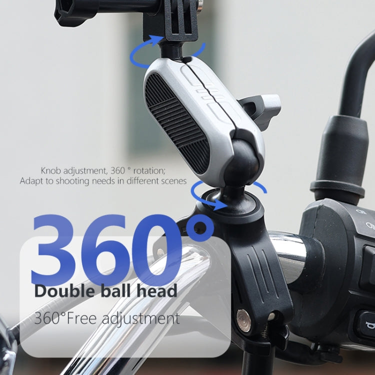 PULUZ Handlebar  Arm Mount with Phone Clamp & Mount Adapter & Long Screw
