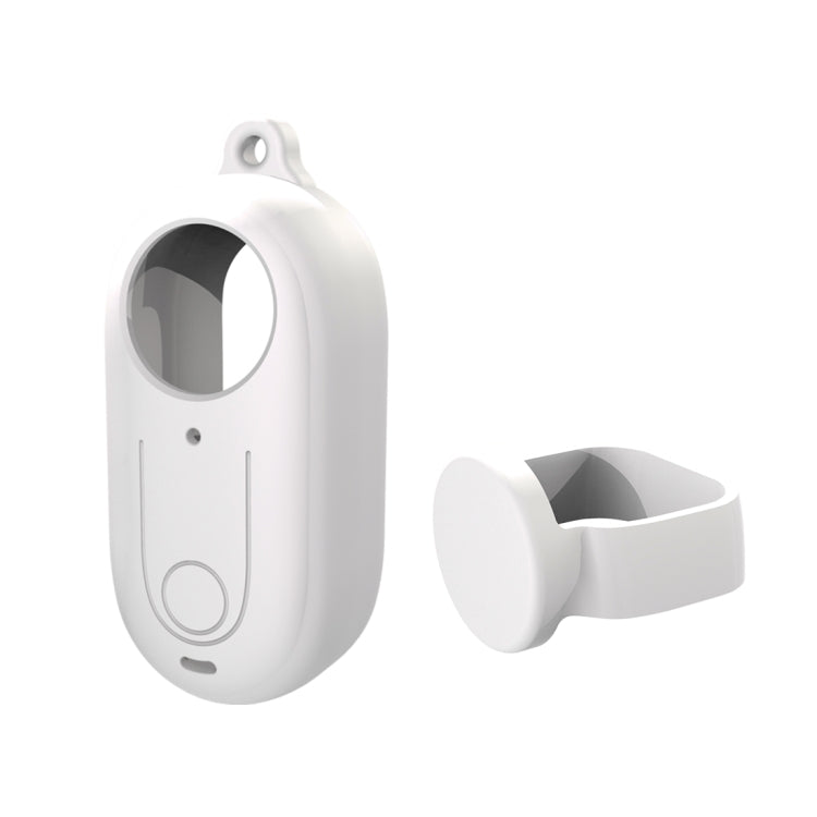 For Insta360 GO 3 PULUZ Camera Silicone Case with Lens  Cover (White)