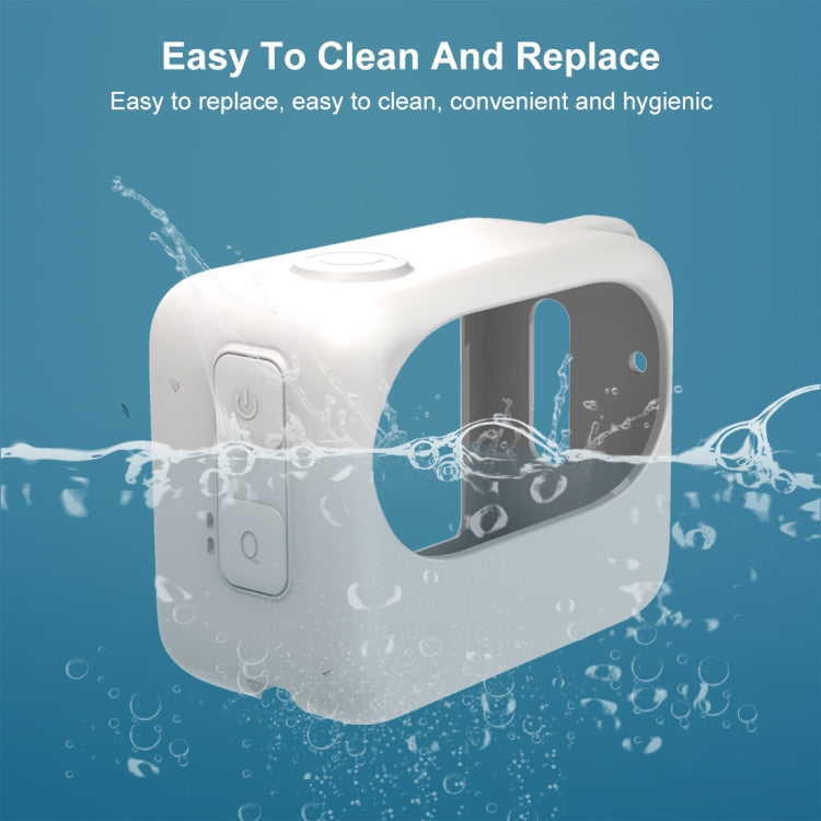 For Insta360 GO 3 / GO 3S PULUZ Camera Charging Case Silicone Case (White)