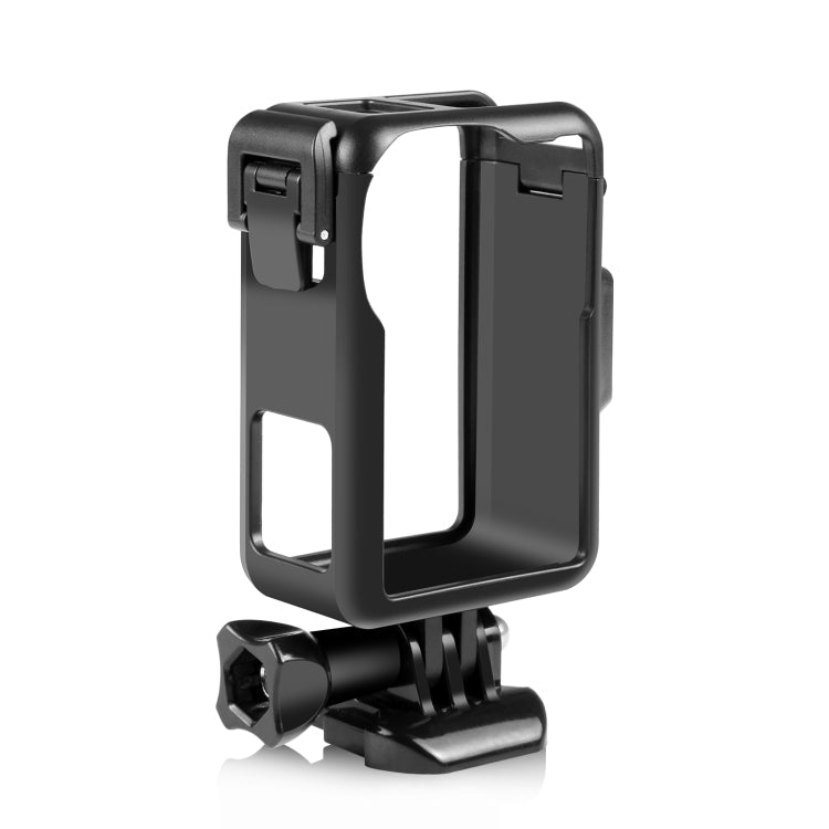 For DJI Osmo Action 4 / 3 PULUZ Vertical Plastic Protective Frame Cage with Cold Shoes, For DJI Osmo Action 5 Pro / 4 / 3 Vertical Cage