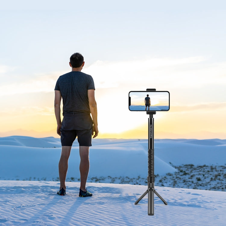 For Insta360 X3 / X4 PULUZ Rotary Handle Desktop Tripod Stand (Black)