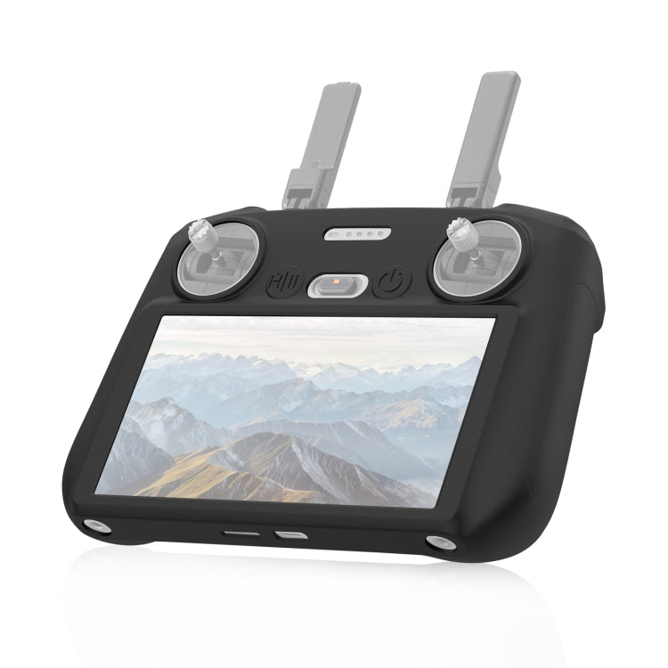 For DJI Mini 4 Pro / Air 3 Remote Control / DJI RC 2 with Screen PULUZ Silicone Protective Case (Black)
