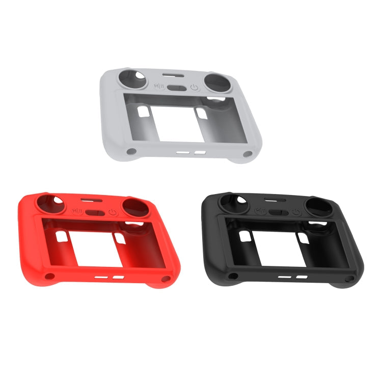 For DJI Mini 4 Pro / Air 3 Remote Control / DJI RC 2 with Screen PULUZ Silicone Protective Case (Black)