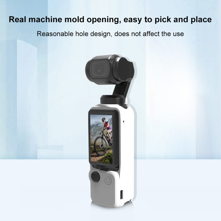 For DJI OSMO Pocket 3 PULUZ  3 in 1 Silicone Cover Case Set, Silicone Case Black, Silicone Case Red, Silicone Case White