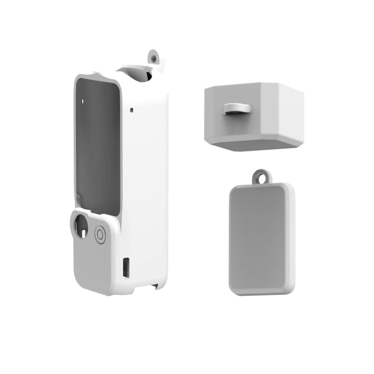 For DJI OSMO Pocket 3 PULUZ  3 in 1 Silicone Cover Case Set, Silicone Case Black, Silicone Case Red, Silicone Case White