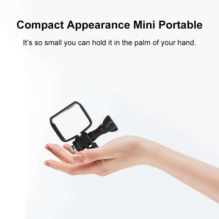 For DJI OSMO Pocket 3 PULUZ Adapter Frame Expansion Bracket with 1/4 inch Hole (Black)