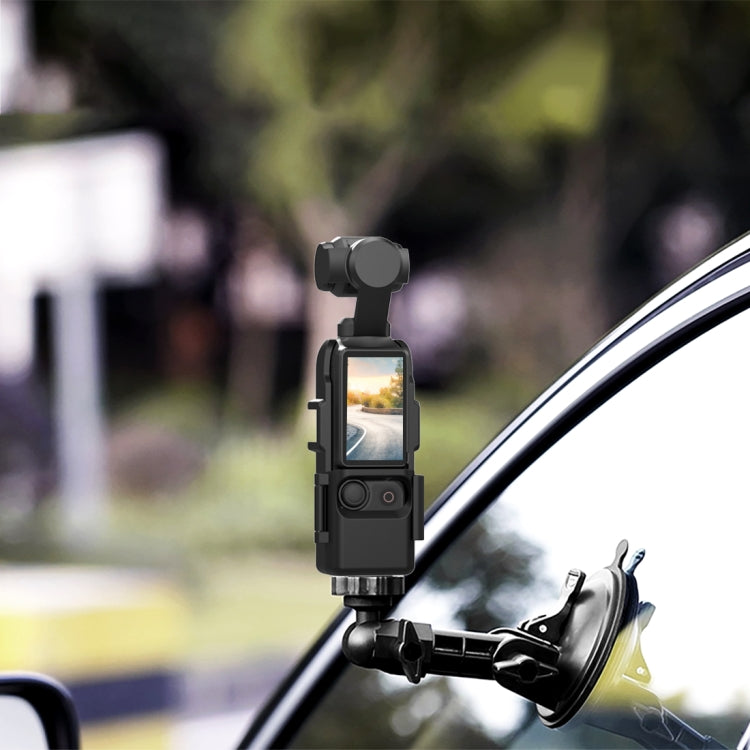 For DJI OSMO Pocket 3 PULUZ Protection Frame Expansion Adapter Bracket (Black)