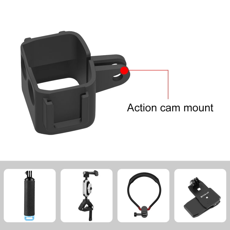 For DJI OSMO Pocket 3 PULUZ Protection Frame Cage Expansion Adapter Bracket (Black)
