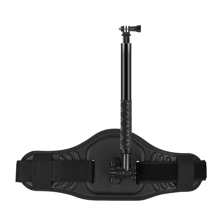 PULUZ Waist Belt Mount Strap with Selfie Stick for GoPro HERO Series, DJI OSMO Pocket, Insta360 ONE X, and Other Panorama Action Cameras