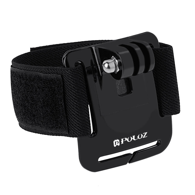PULUZ Adjustable Wrist Strap Mount for GoPro Hero12 Black / Hero11 /10 /9 /8 /7 /6 /5, Insta360 Ace / Ace Pro, DJI Osmo Action 4 and Other Action Cameras, Strap Length: 28.5cm