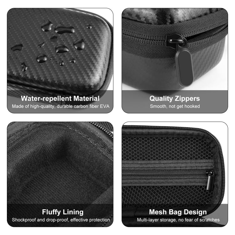 For DJI Osmo Pocket 3 PULUZ Mini Body Bag Portable EVA Storage Bag (Black)