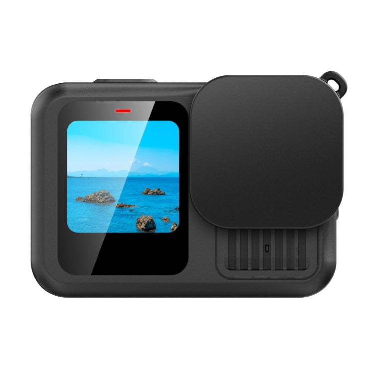 For GoPro HERO13 Black PULUZ Soft TPU Rubber Scratch-resistant Camera Lens Protective Cap Cover (Black)