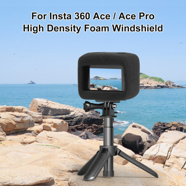 For Insta360 Ace Pro / Ace PULUZ High Density Foam Windshield, For Insta360 Ace Pro / Ace