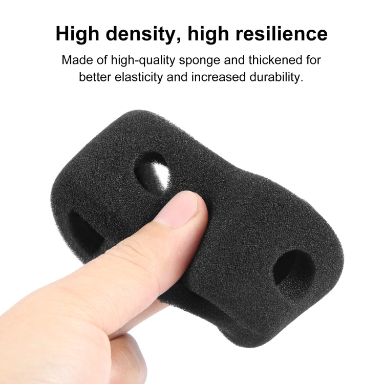For DJI Osmo Action 4 / 3 PULUZ High Density Foam Windshield, For DJI Osmo Action 5 Pro / 4 / 3