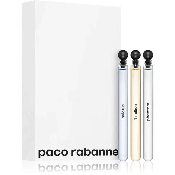 Paco Rabanne Discovery Miniature Gift Set - 3x4ml 1 Million EDT Splash + Invictus EDT Splash + Phantom EDT Splash