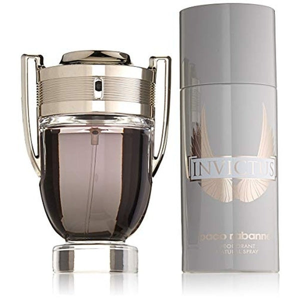 Paco Rabanne Invictus Gift Set 100ml EDT + 150ml Deodorant Spray