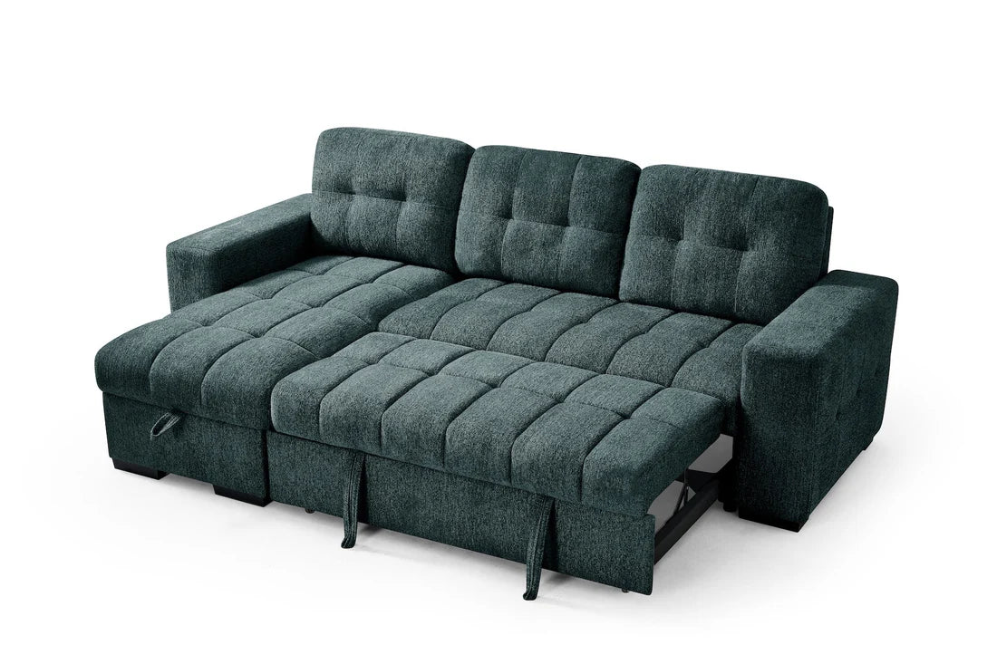 Palermo Universal Corner Sofabed: Stylish, Versatile, Comfortable, Space-Saving Guest Bed