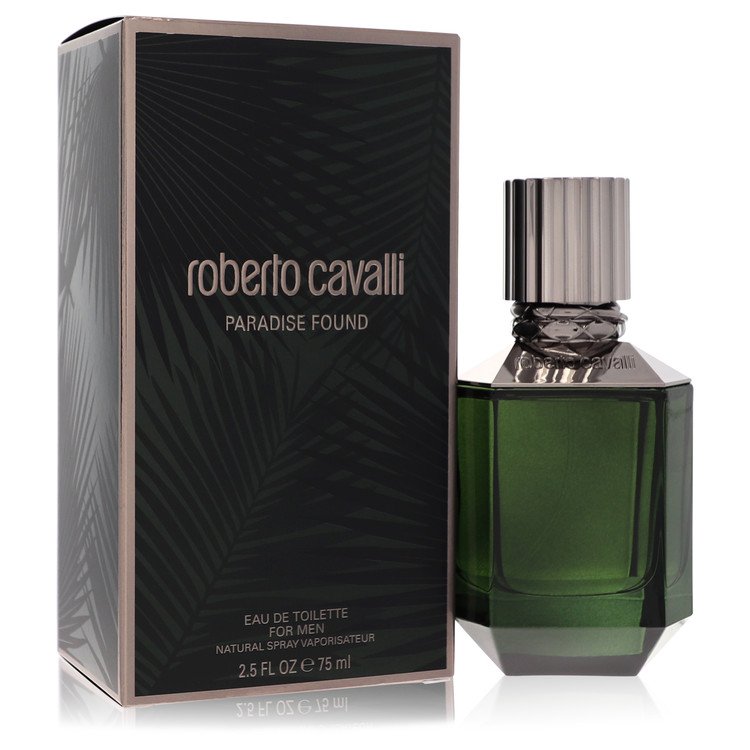 Roberto Cavalli Paradise Found Eau de Toilette Spray 2.5 oz / 75 ml for Men