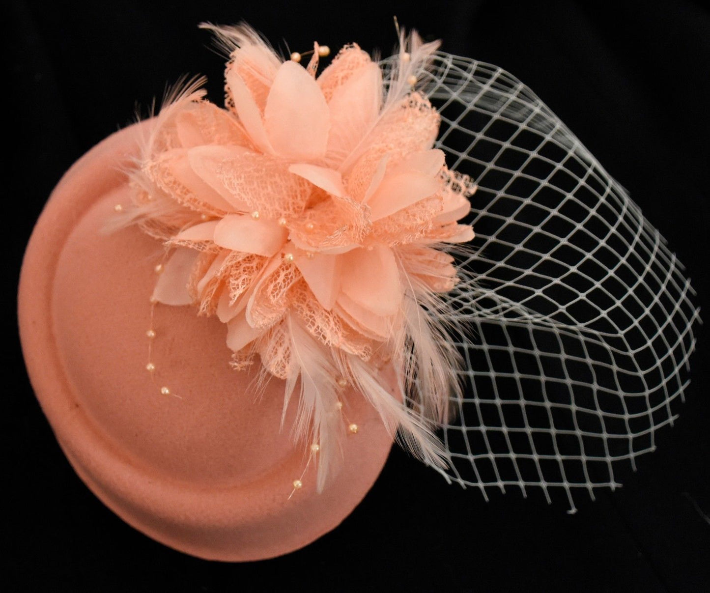 The Pill Box Flower with Veil