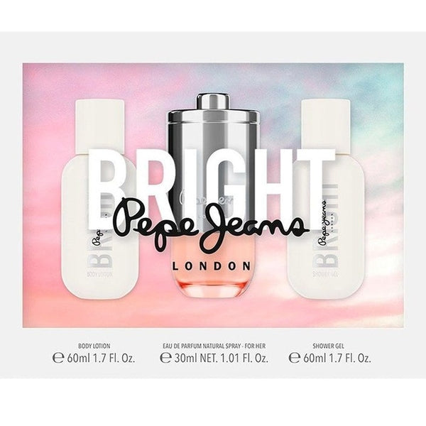 Pepe Jeans Bright Gift Set 30ml EDP + 60ml Body Lotion + 60ml Shower Gel