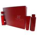 Perry Ellis 360 Red for Men Gift Set 100ml EDT + 90ml Shower Gel + 200ml Deodorant Spray + Mini 7ml EDT