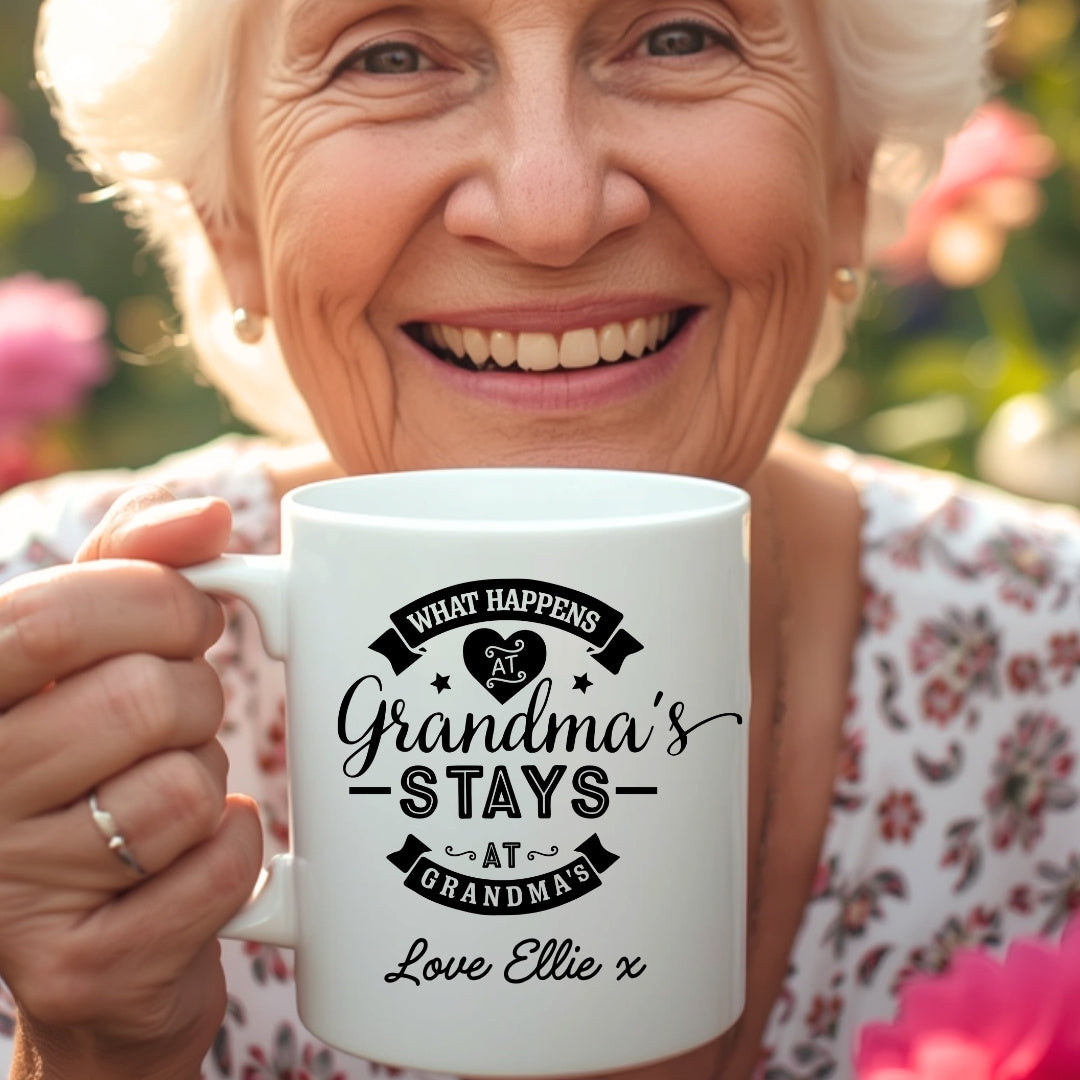 Personalised Grandma's House Funny Mug Gift | Grandma Aunty Nana