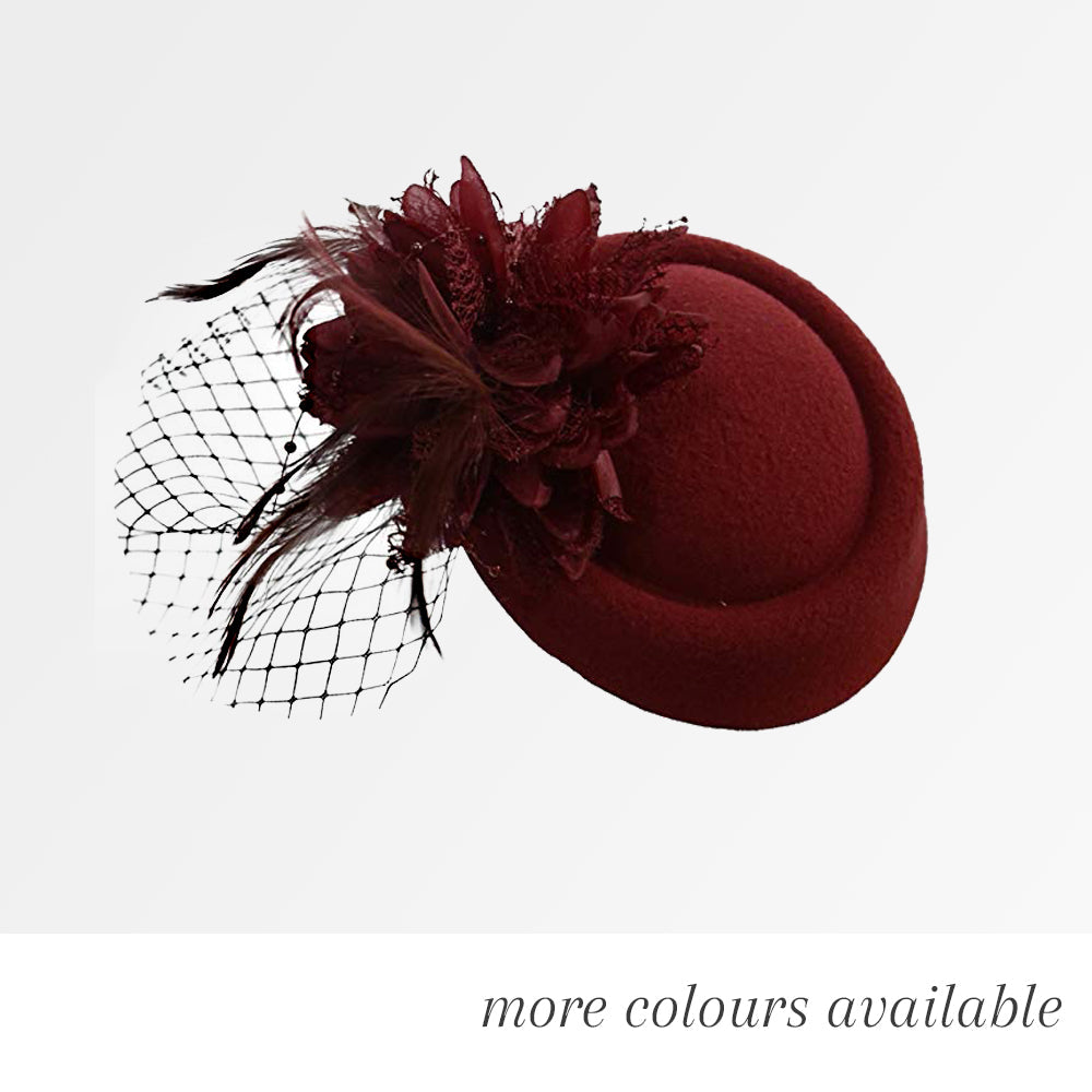 The Pill Box Flower with Veil