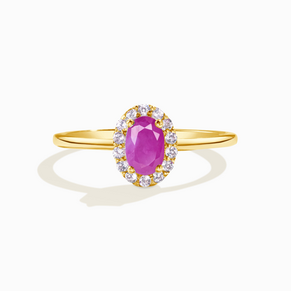 Ruby Ring in 18k Gold Vermeil