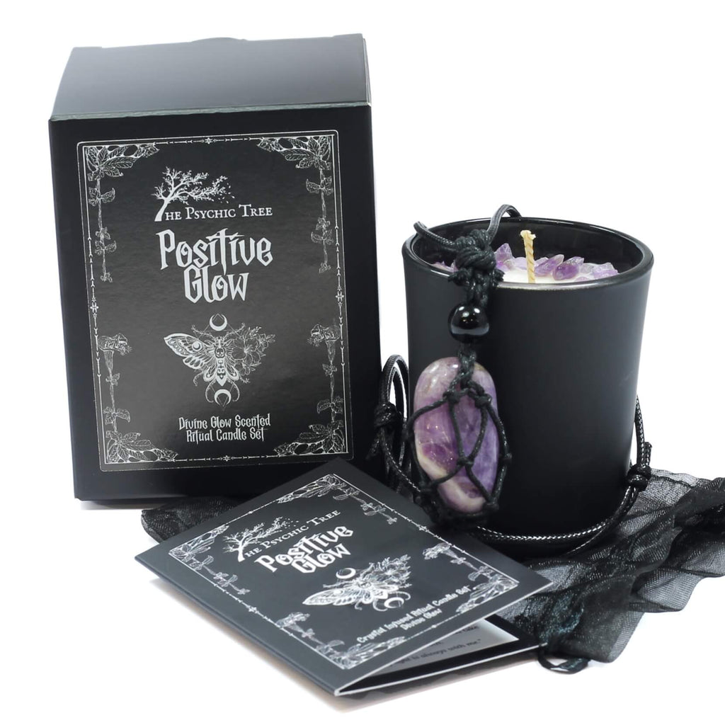 Positive Glow - Crystal Infused Ritual Candle Set