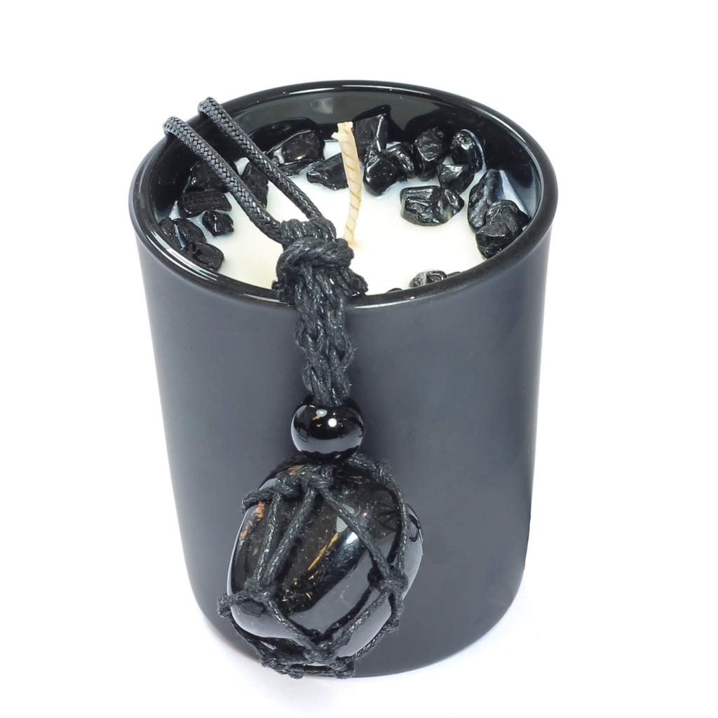 Power Protection - Crystal Infused Ritual Candle Set